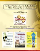 How to be productive from a suitcase, an ebook by Laura Stack